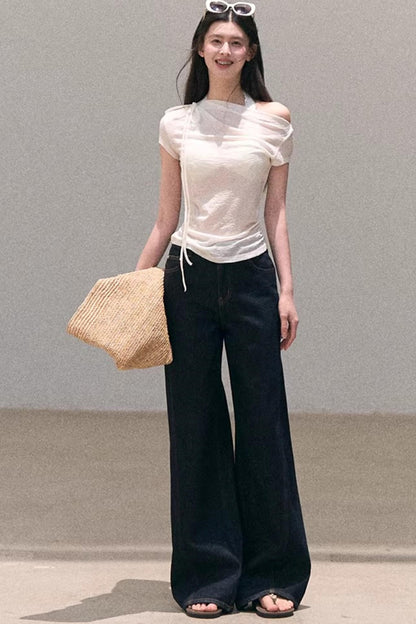 Sun-Kissed Floral Denim Pants Set-Up