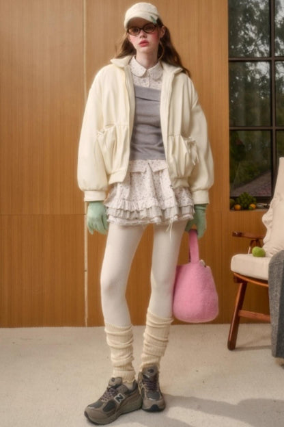 Milky Way Print Top and Skirt Set-Up