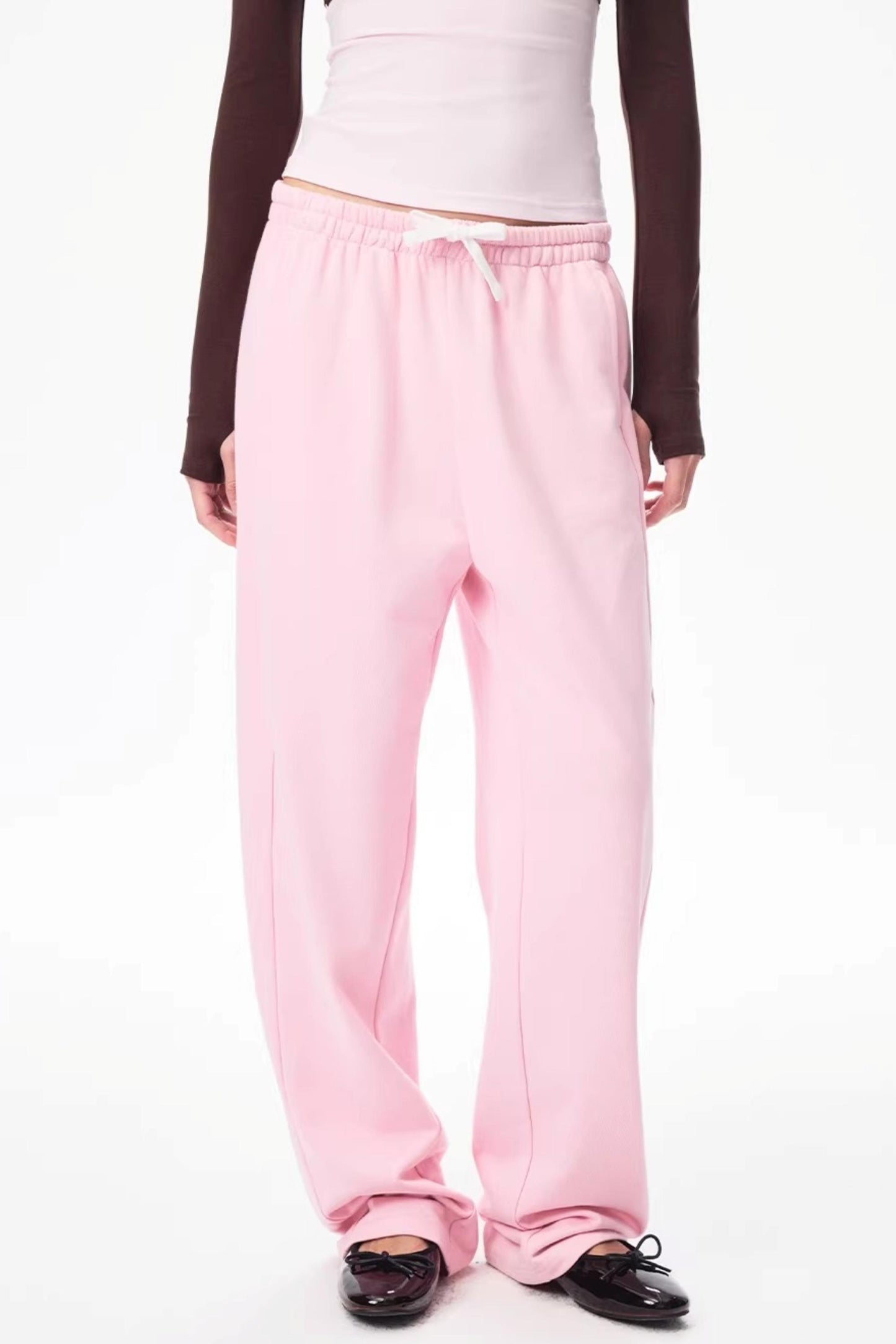 Color-Blocked Carrot Pants