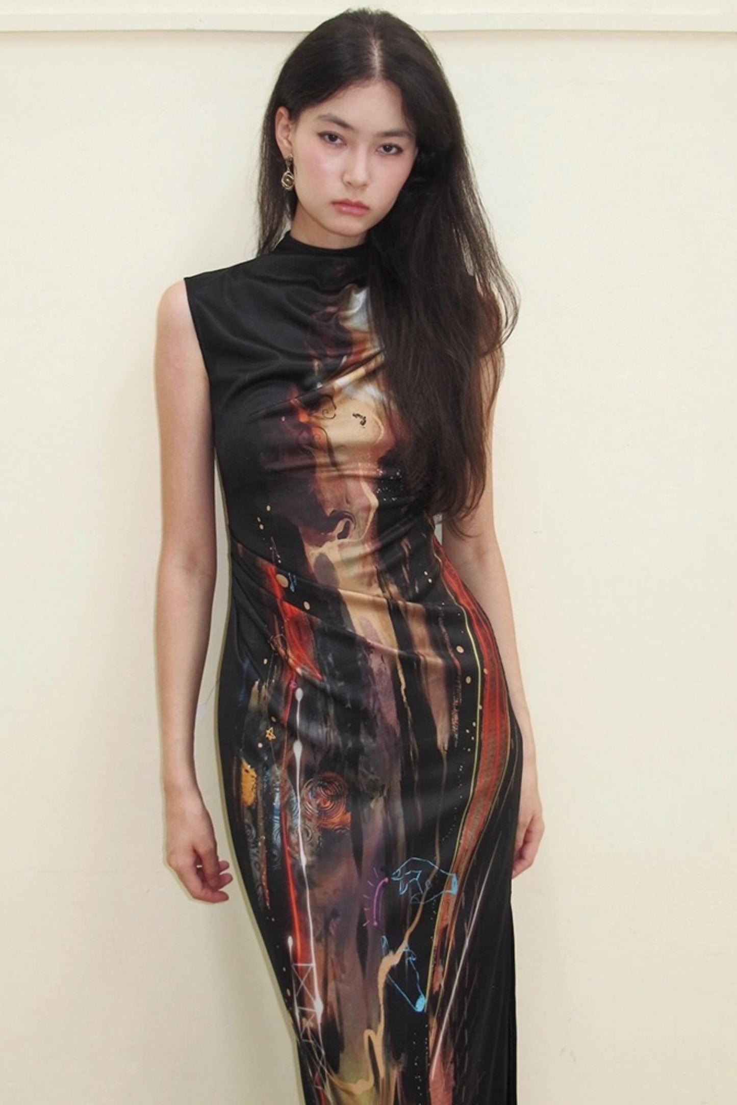 Night City Cheongsam Dress
