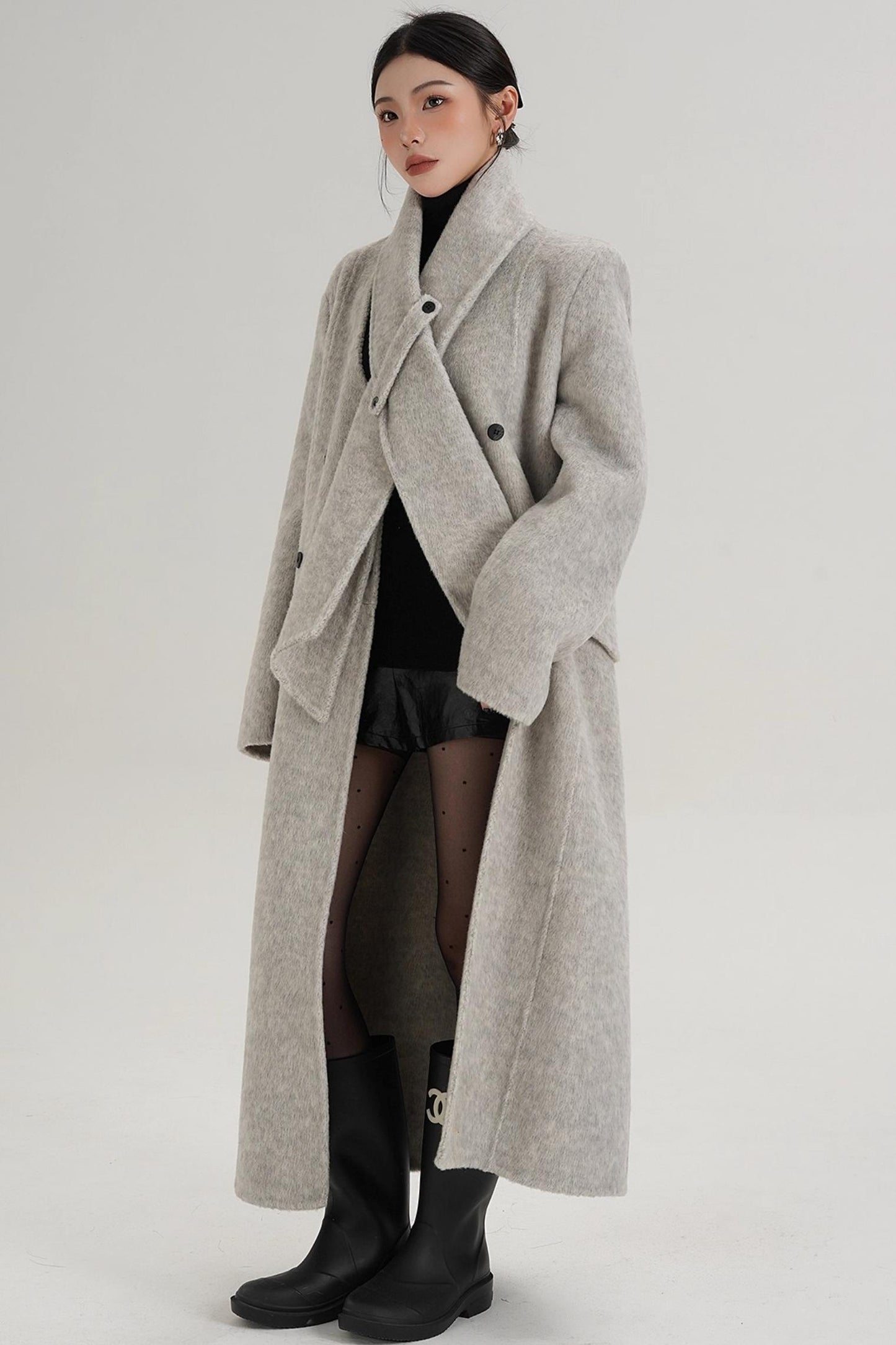 Wool Reversible Coat