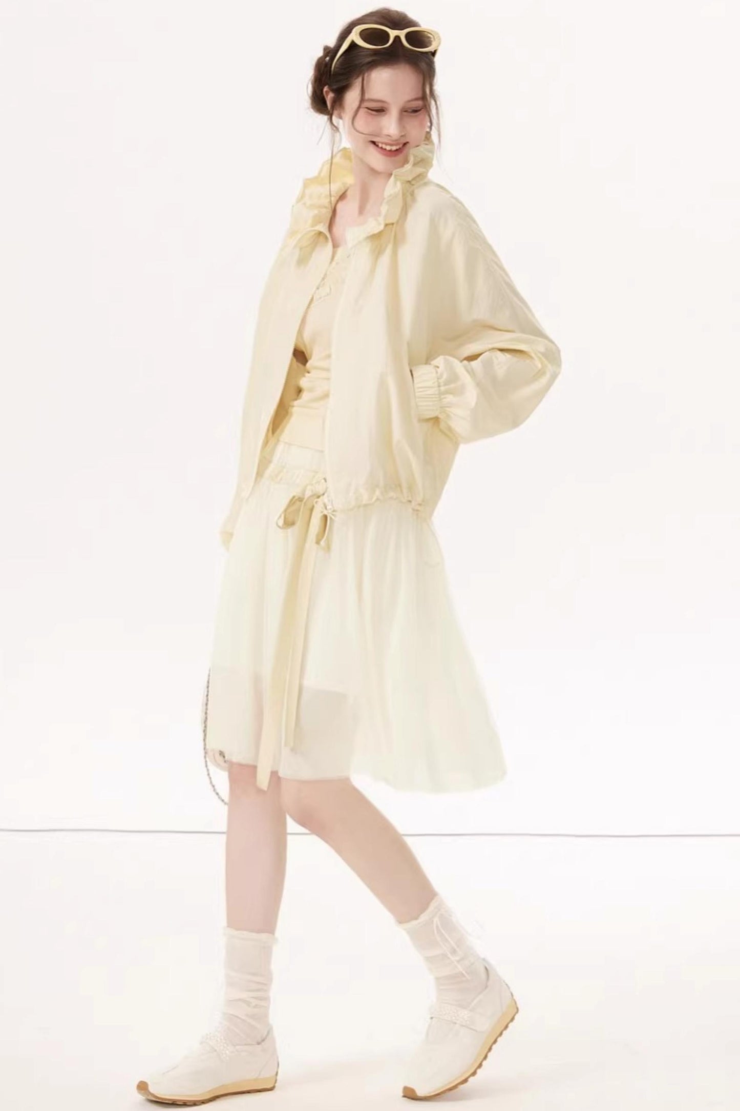 Top de Tencel con Hombros Descubiertos