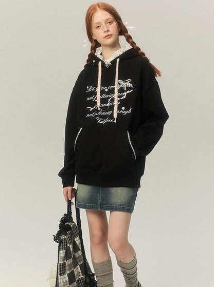 Hooded Pullover Sweatshirt Jacket