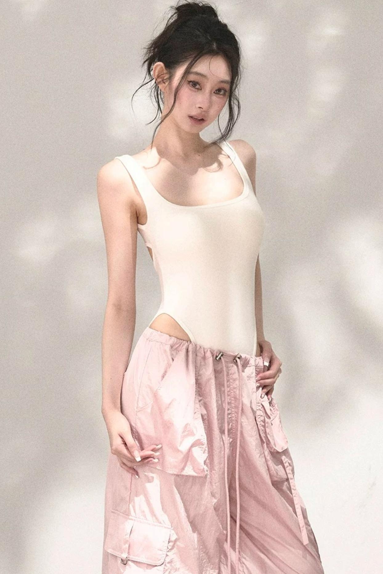 Open Back Mesh Bodysuit