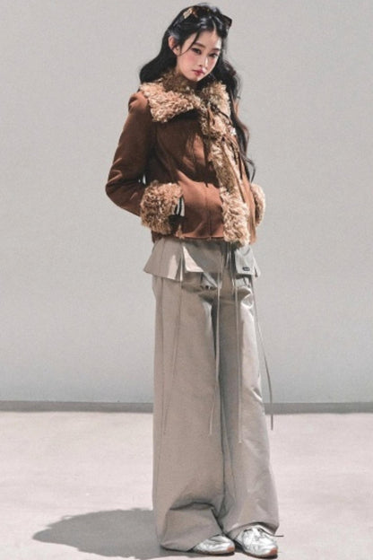 Bella Wide-Leg Workwear Pants