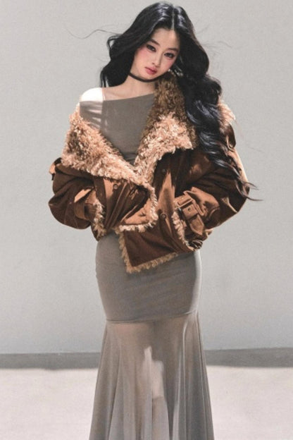 Slim-Fit Autumn Dress