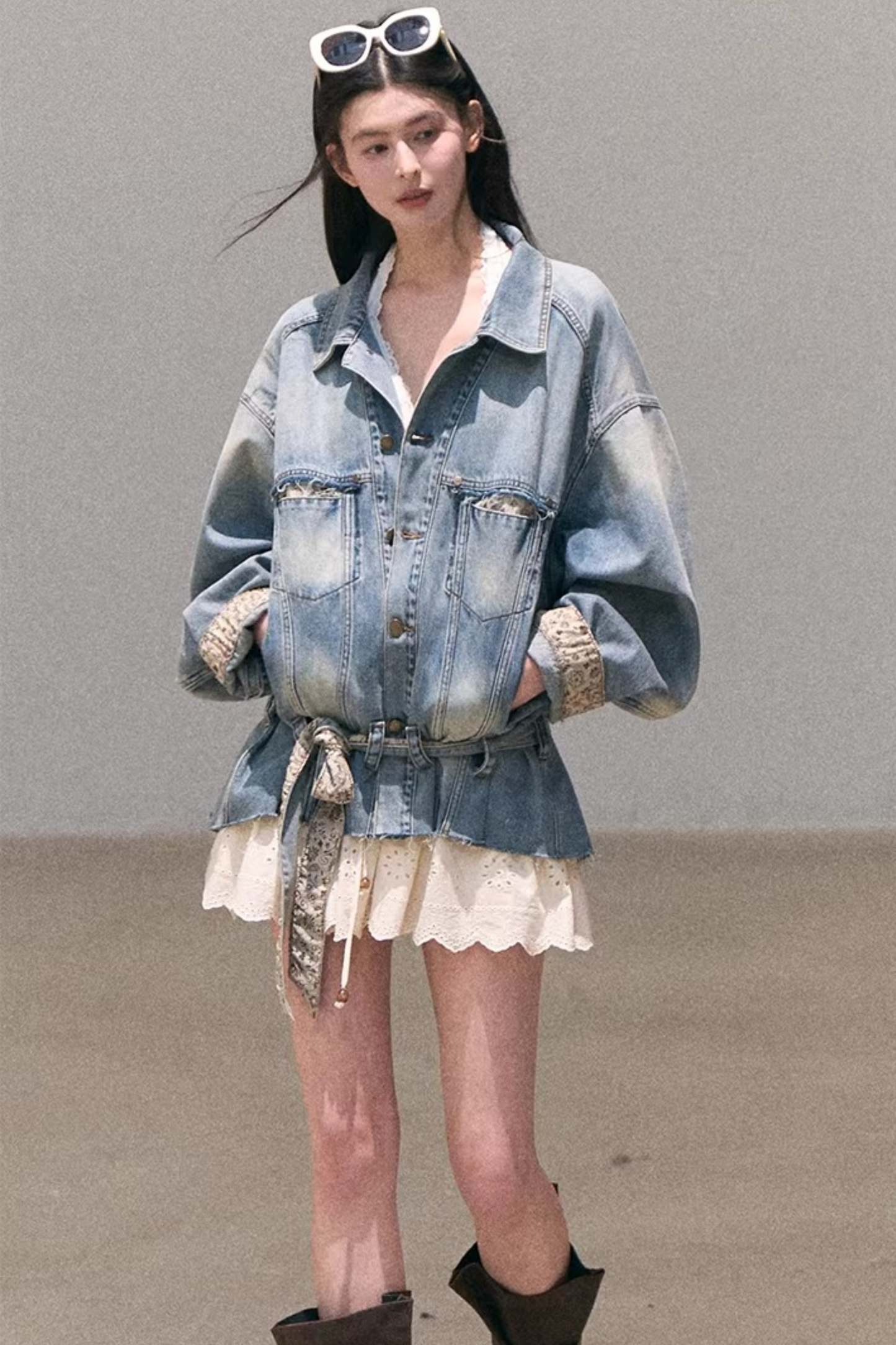 Pure Cotton Embroidered Skirt