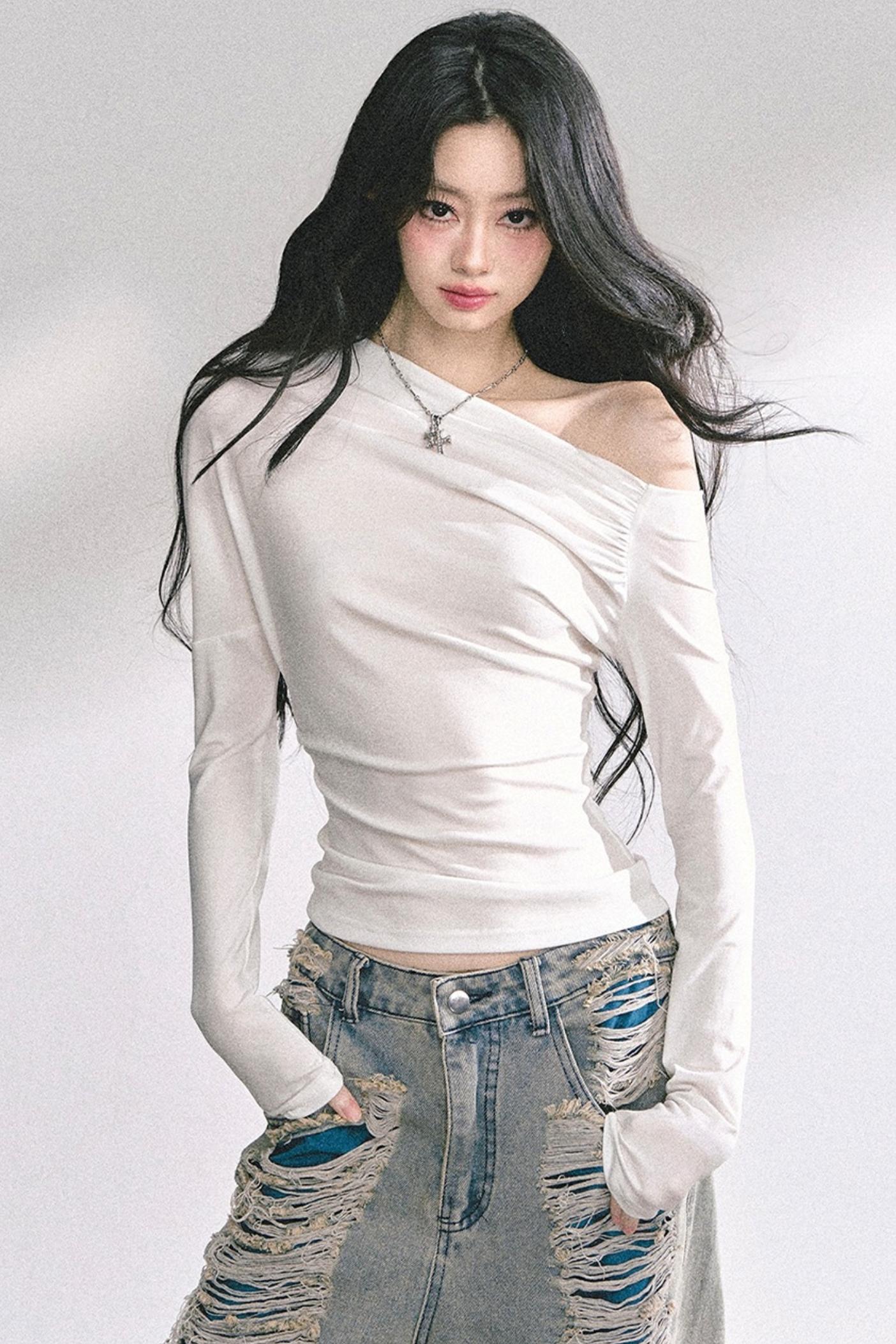 Korean Minimalist Top