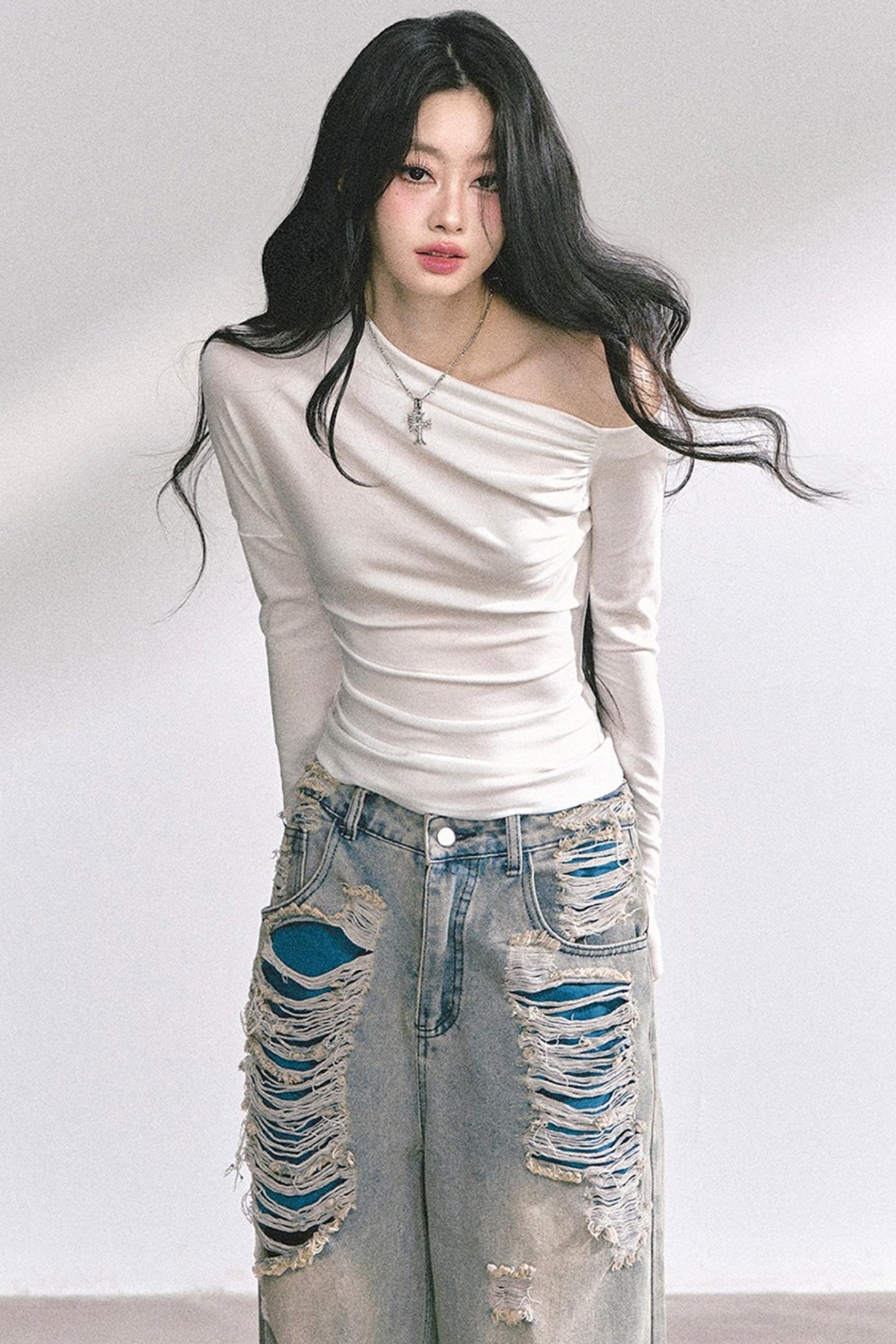 Korean Minimalist Top