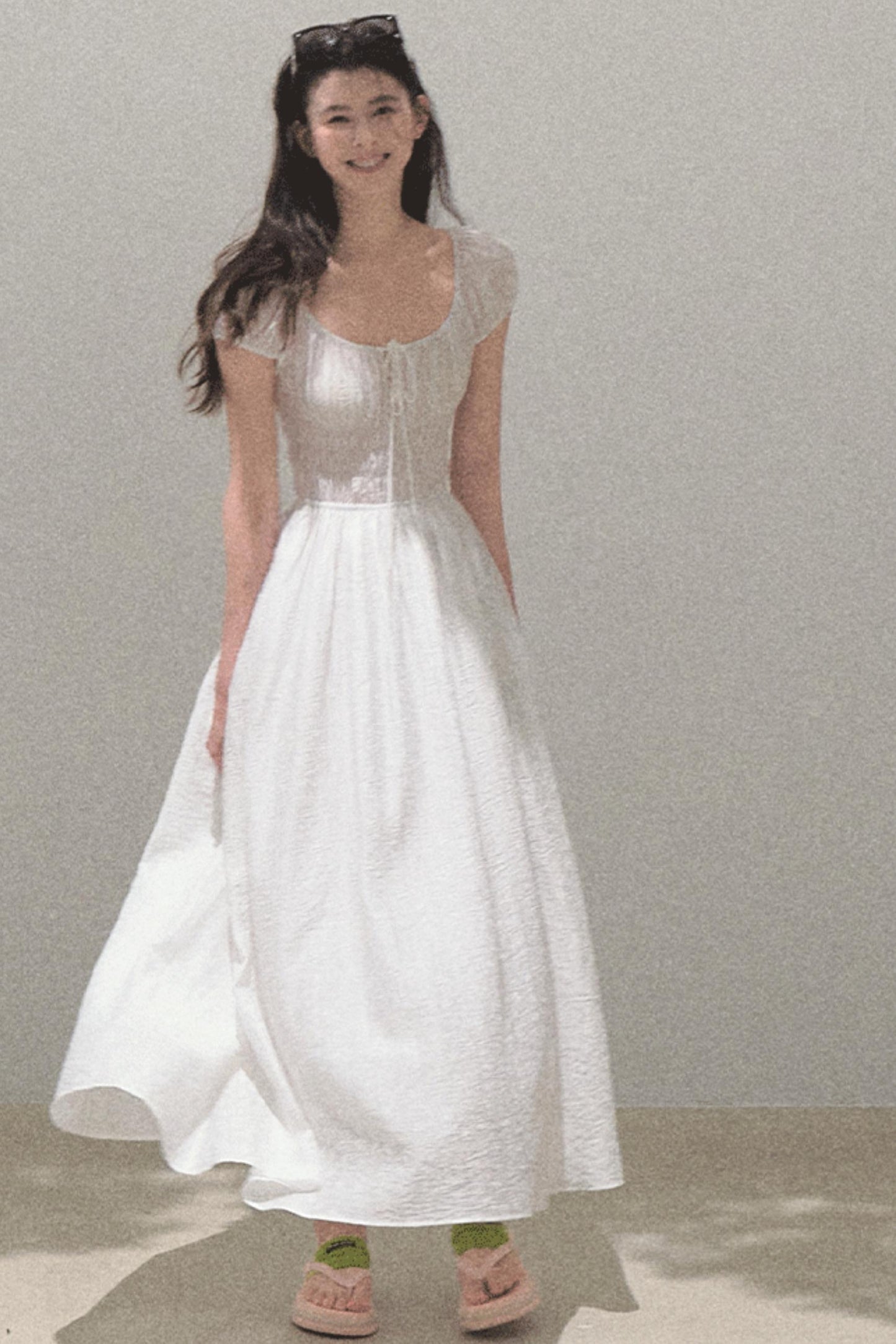 Blissful Tomato Leaf Dress