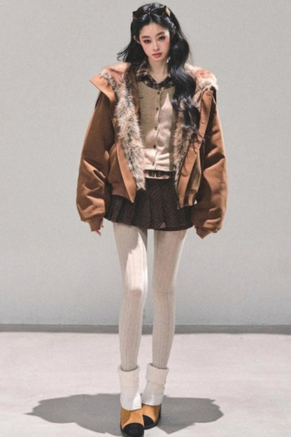 Plush Winter Padded Coat