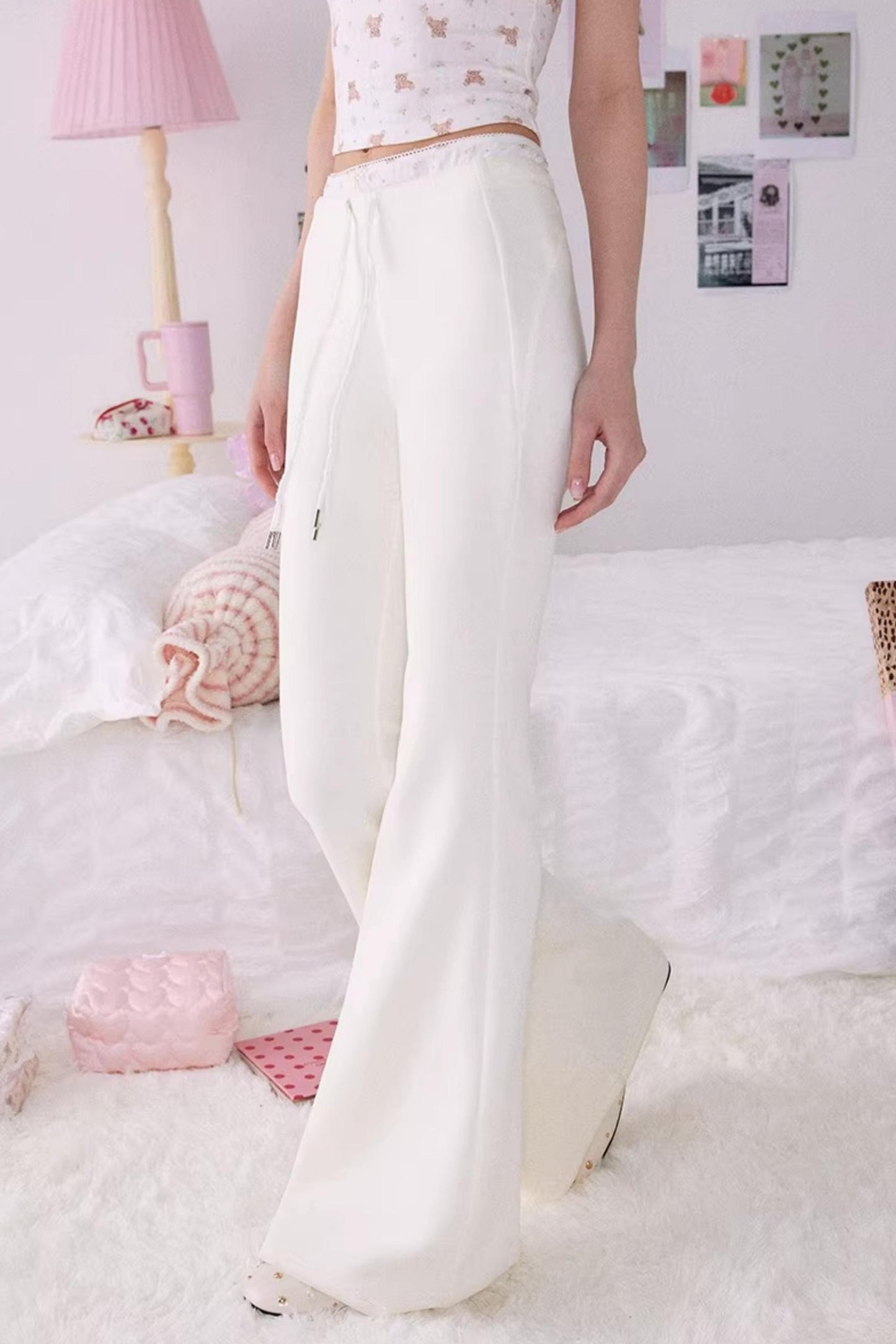 Bear Print Sweater Suspender Set-Up