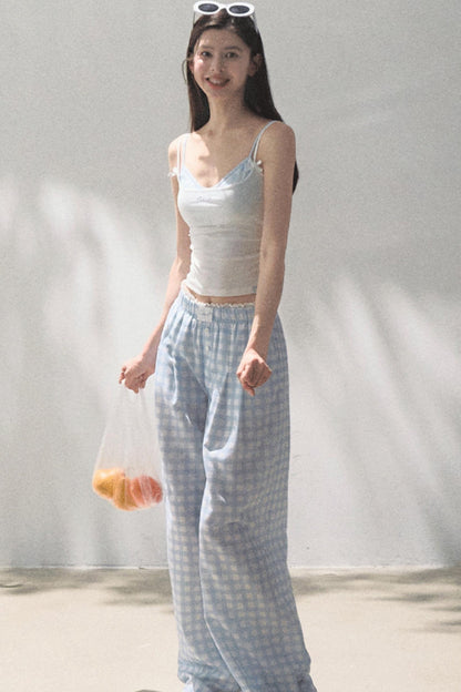 Stretch Chambray Camisole Set