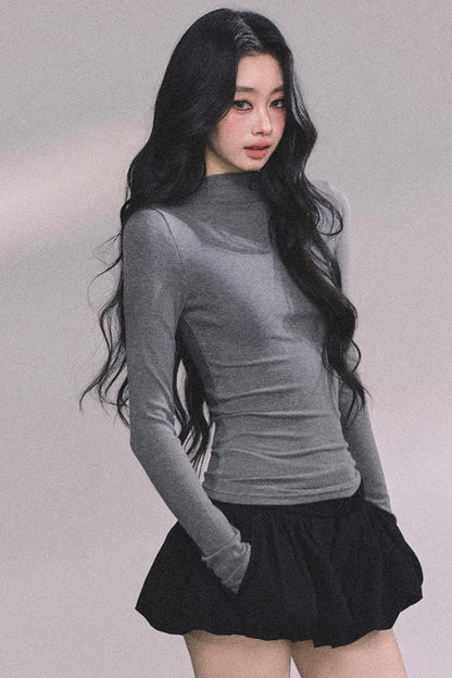 Maple Leaf Knit Sweater Cape Set-Up