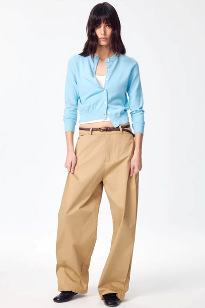 Retro Wool Colorful Cardigan Sweater