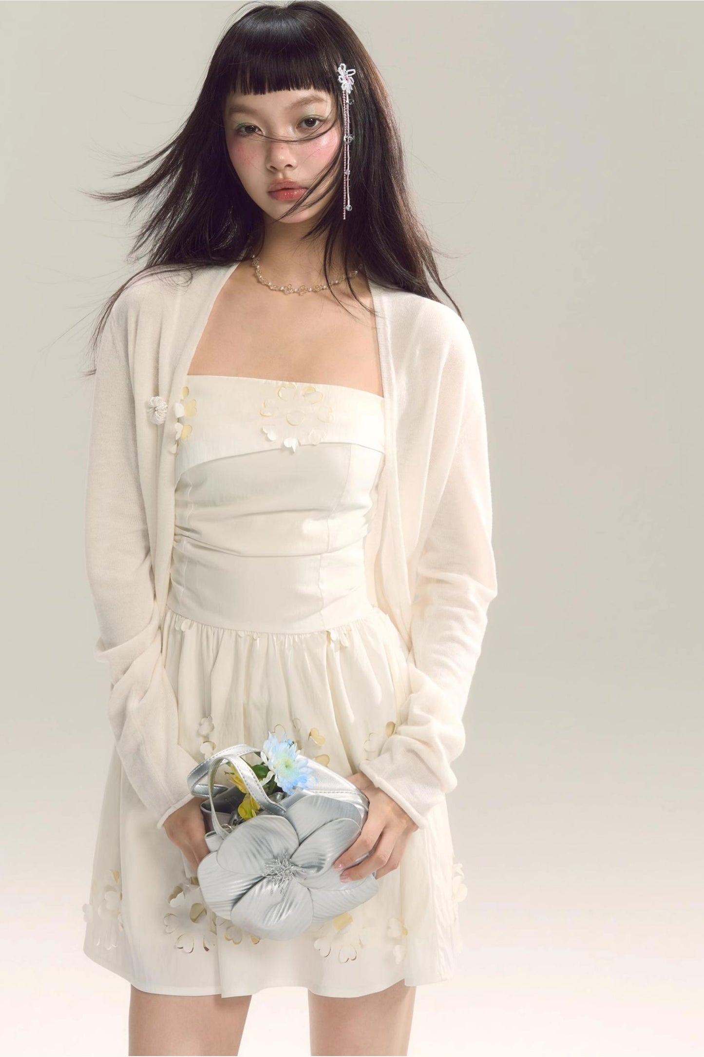 Coastal Floral Halter Dress