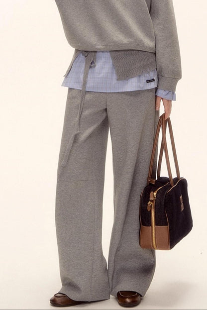 Plaid Patchwork Sweater Set-Up