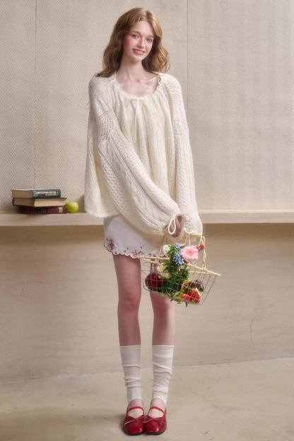 리버뱅크 모헤어 울 스웨터