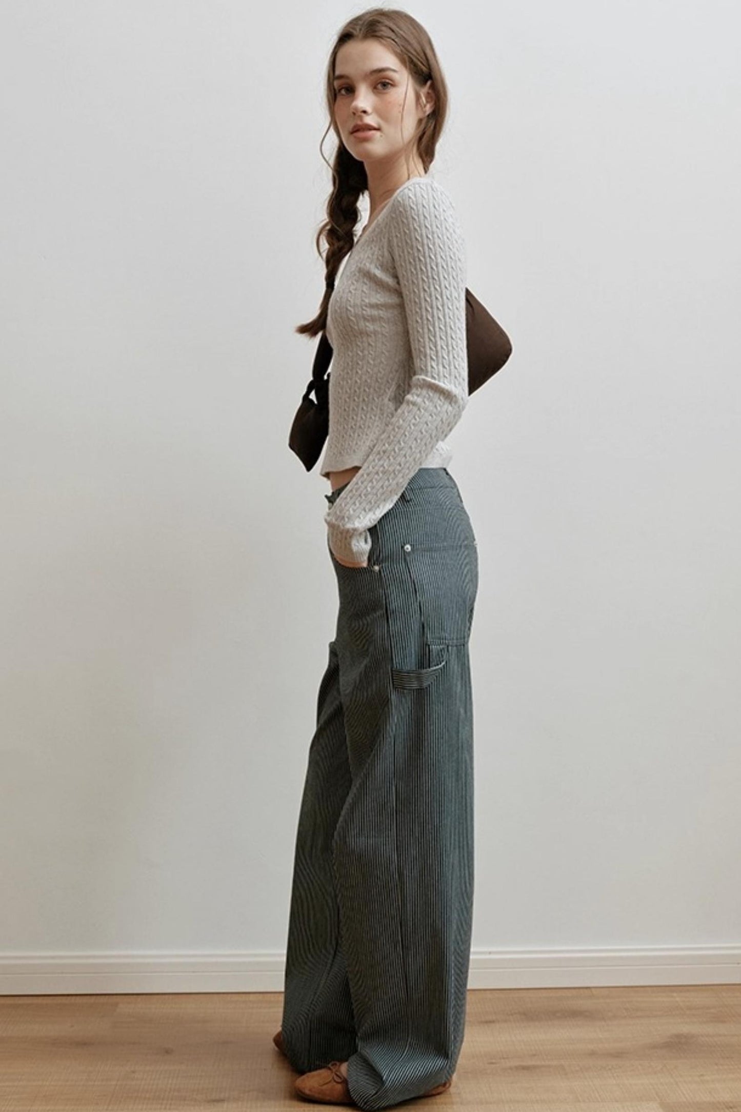 Velvet Twist Knitting Top