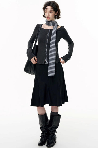 Black Slimming Skirt