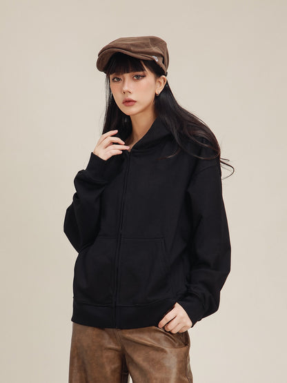 American cardigan hooded jacket