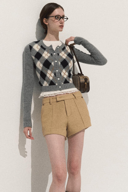 Night Woolen Short Pants