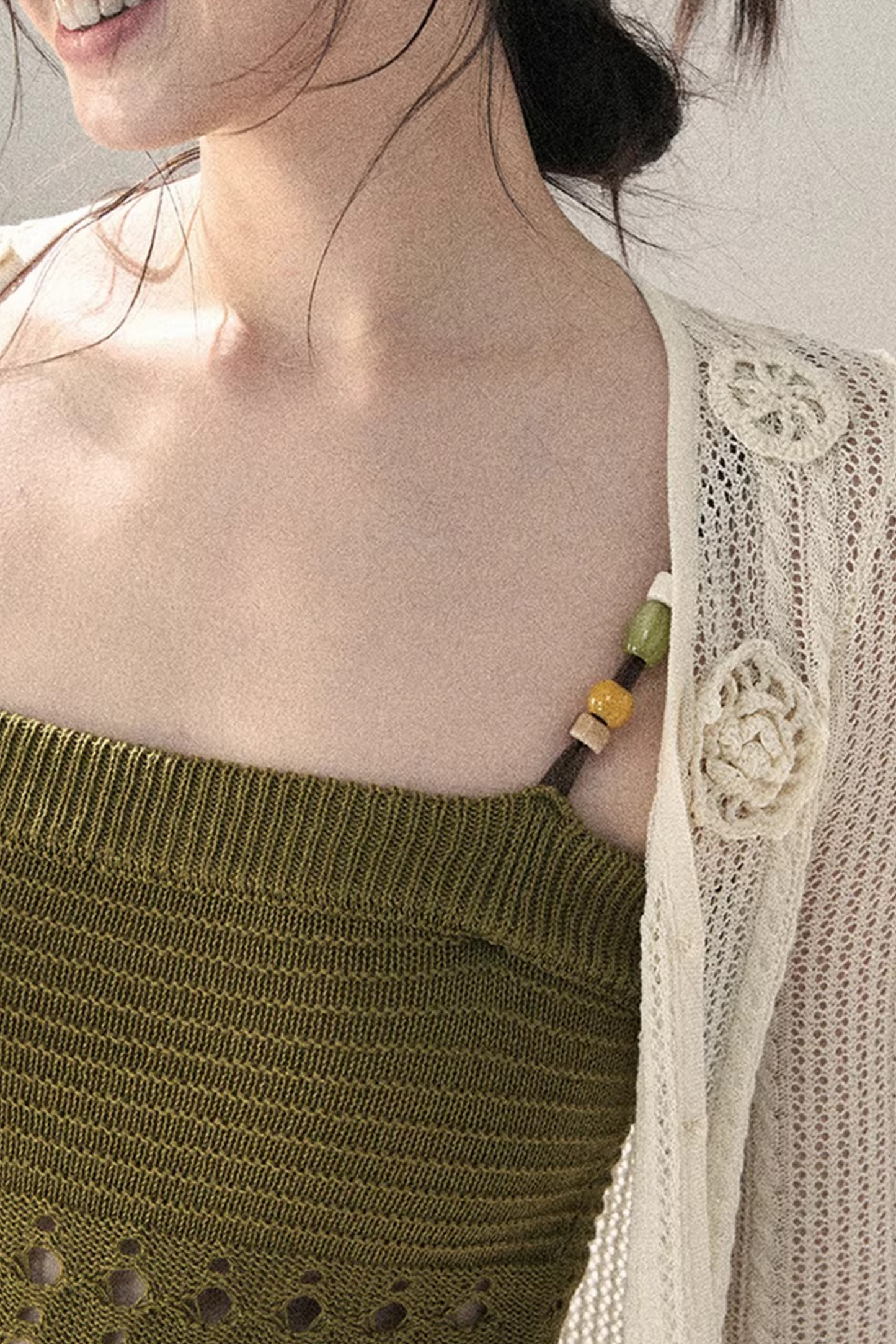 Knitted Hollow-Out Summer Top