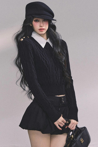 High Intelligence Knitted Top