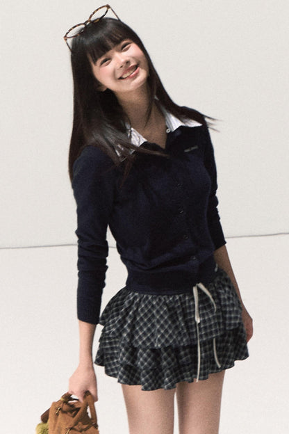 Slim Fit Wool Knit Top