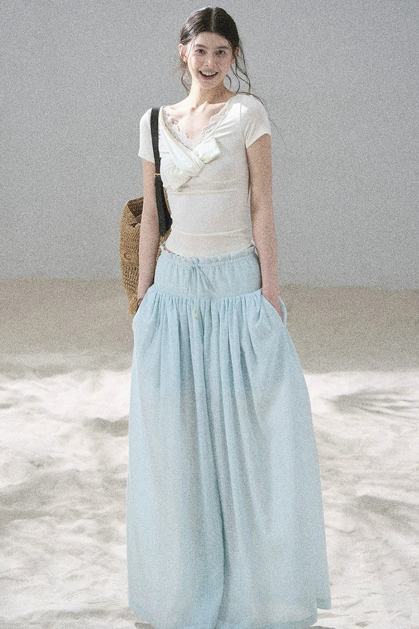 Moonlight Lace V-Neck Dress Set-Up