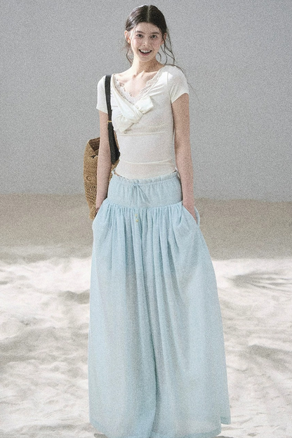 Moonlight Lace V-Neck Dress Set-Up