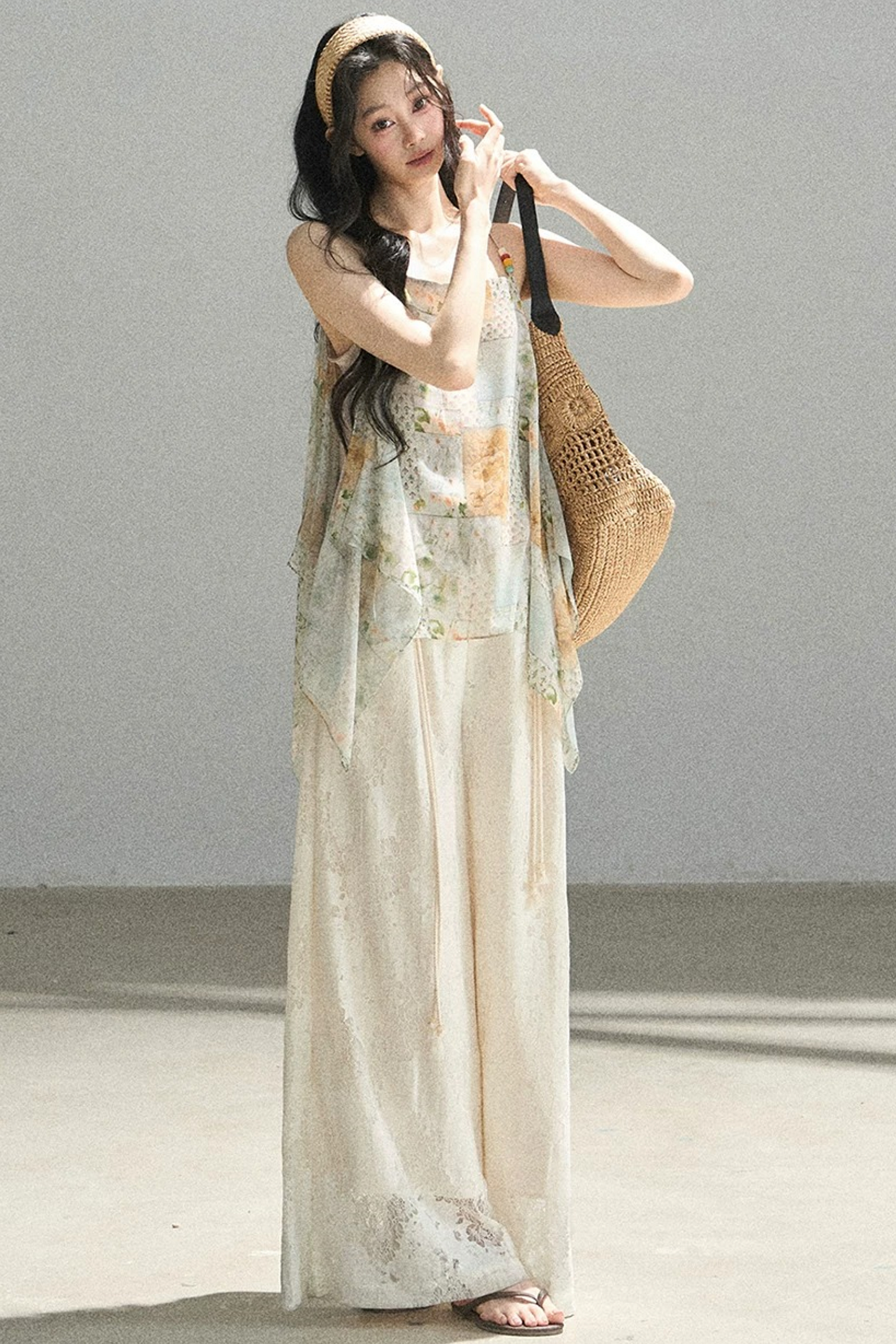 Whisper of Flowers Chiffon Top