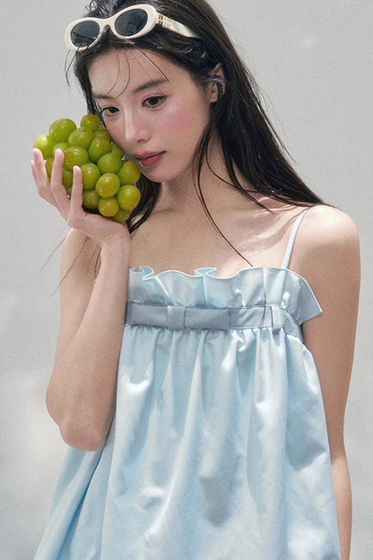 Bouquet-ähnliches Spitzen-Babydoll-Oberteil