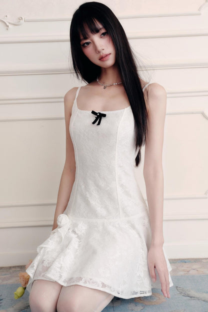 Delicate Moon Lace Dress