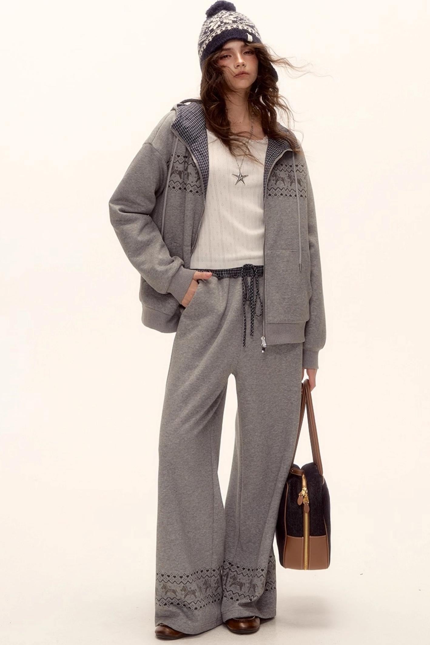 Fair Isle Quilted Jacket Set-Up