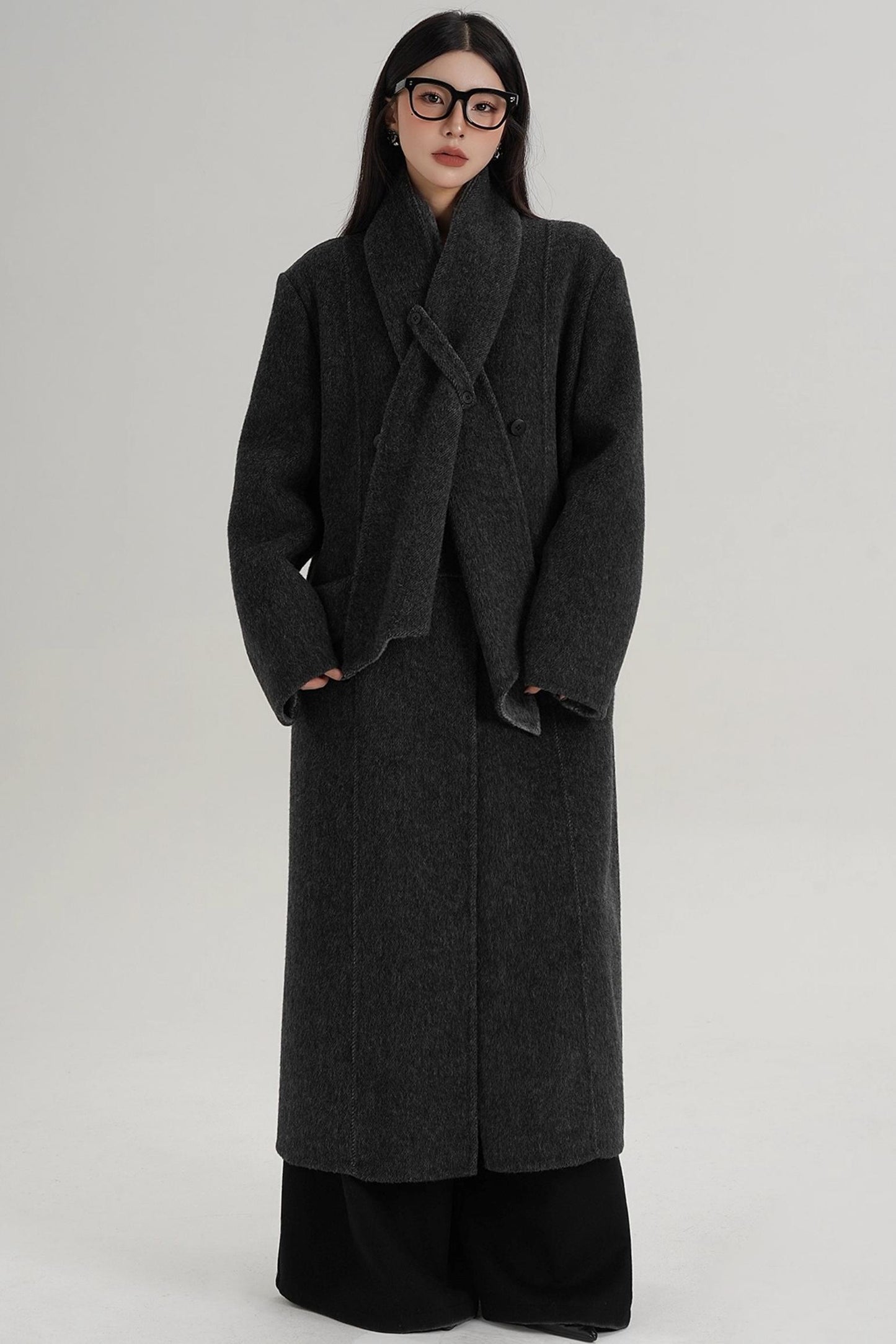 Wool Reversible Coat