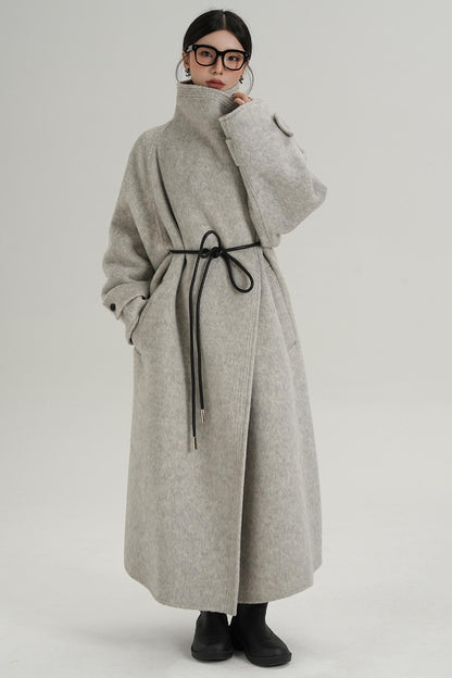 Ultra-High Reversible Wool Coat