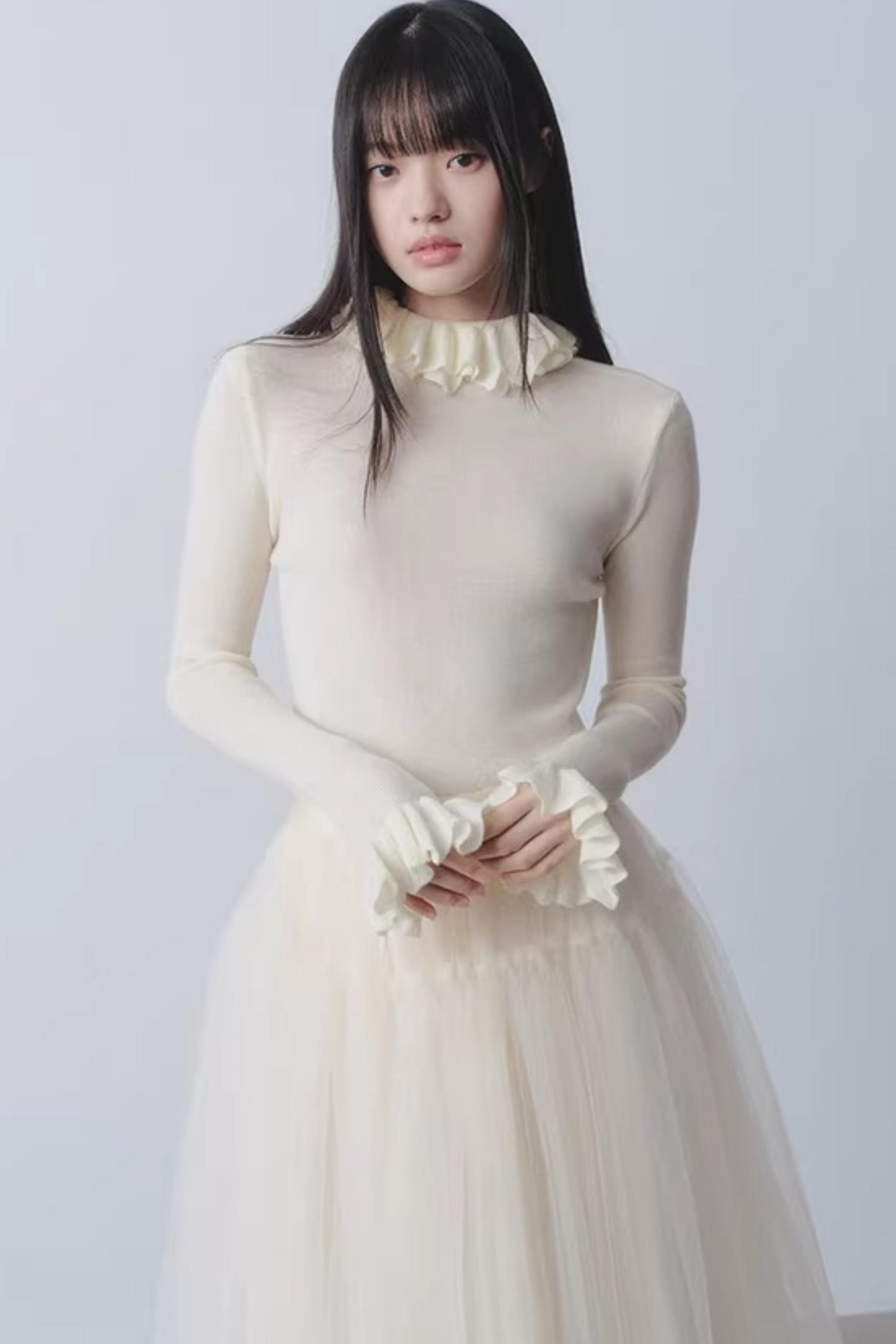 Yogurt Mousse Wool Sweater