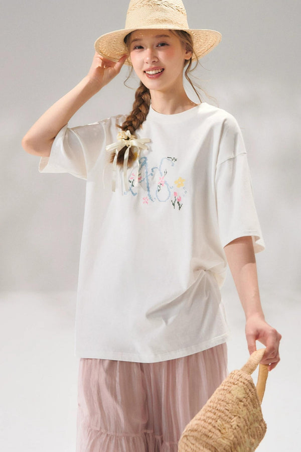 Cross-Stitch Embroidered Top