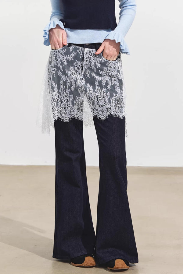 Plaid Collar Sweater Set-Up