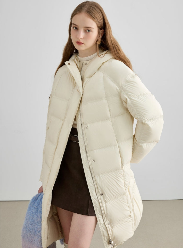 Medium-Length Hooded Bread Jacket