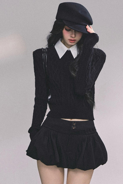 High Intelligence Knitted Top