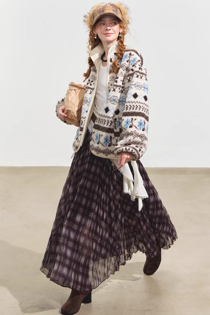 Polar Fleece Jacquard Jacket Set-Up