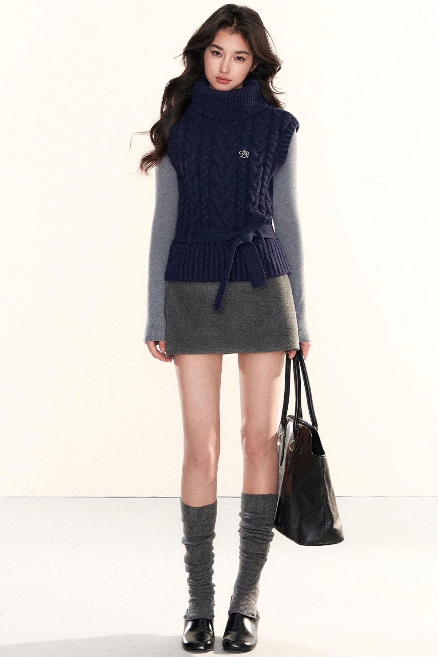 Vintage Cable Knit Vest