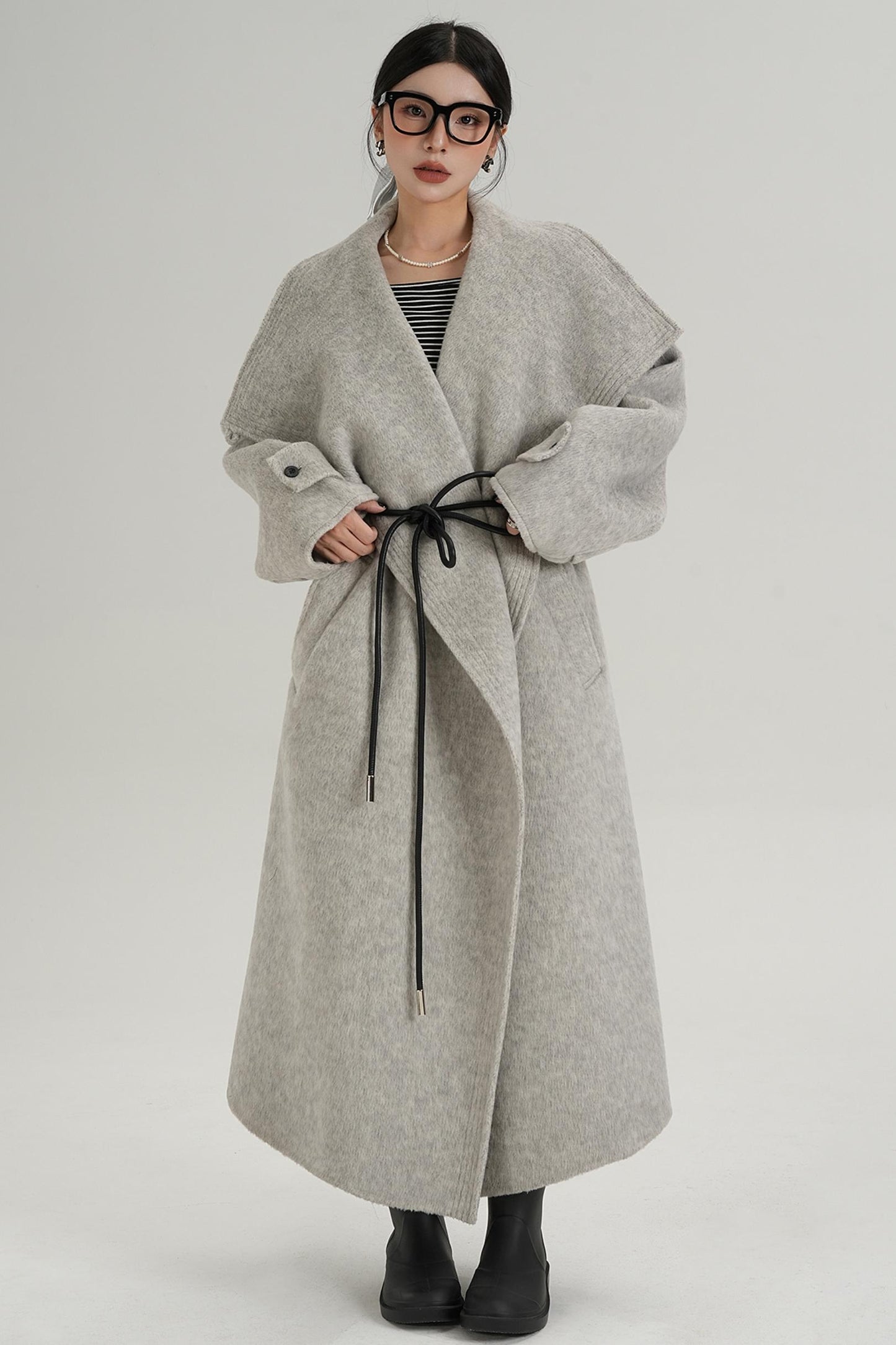 Ultra-High Reversible Wool Coat