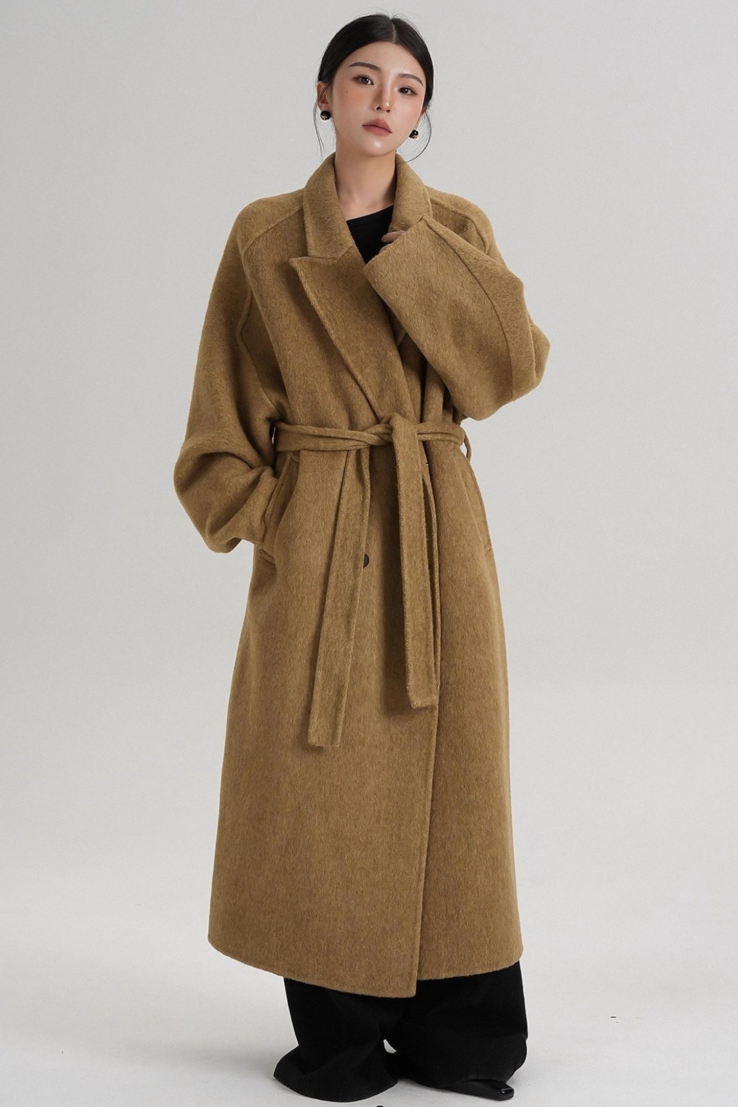 Minimalist Wool Long Jacket