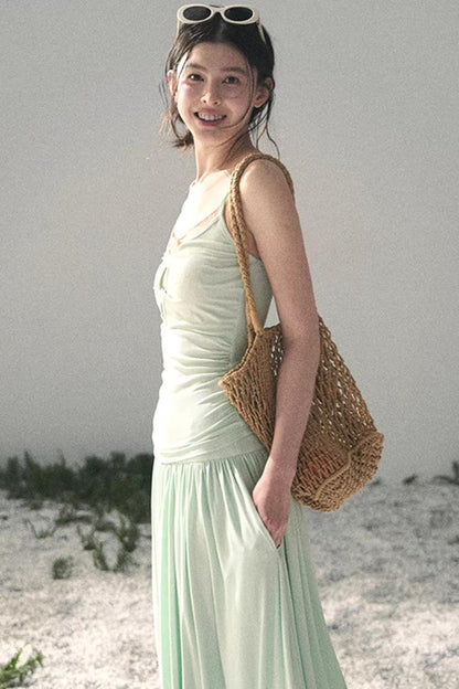 Mint Afternote Lace Two-Piece Set-Up