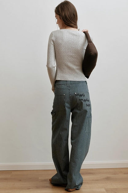 Velvet Twist Knitting Top