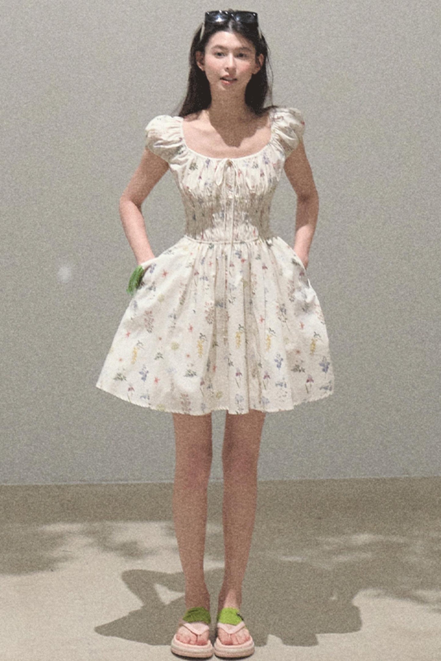 Blissful Tomato Leaf Dress