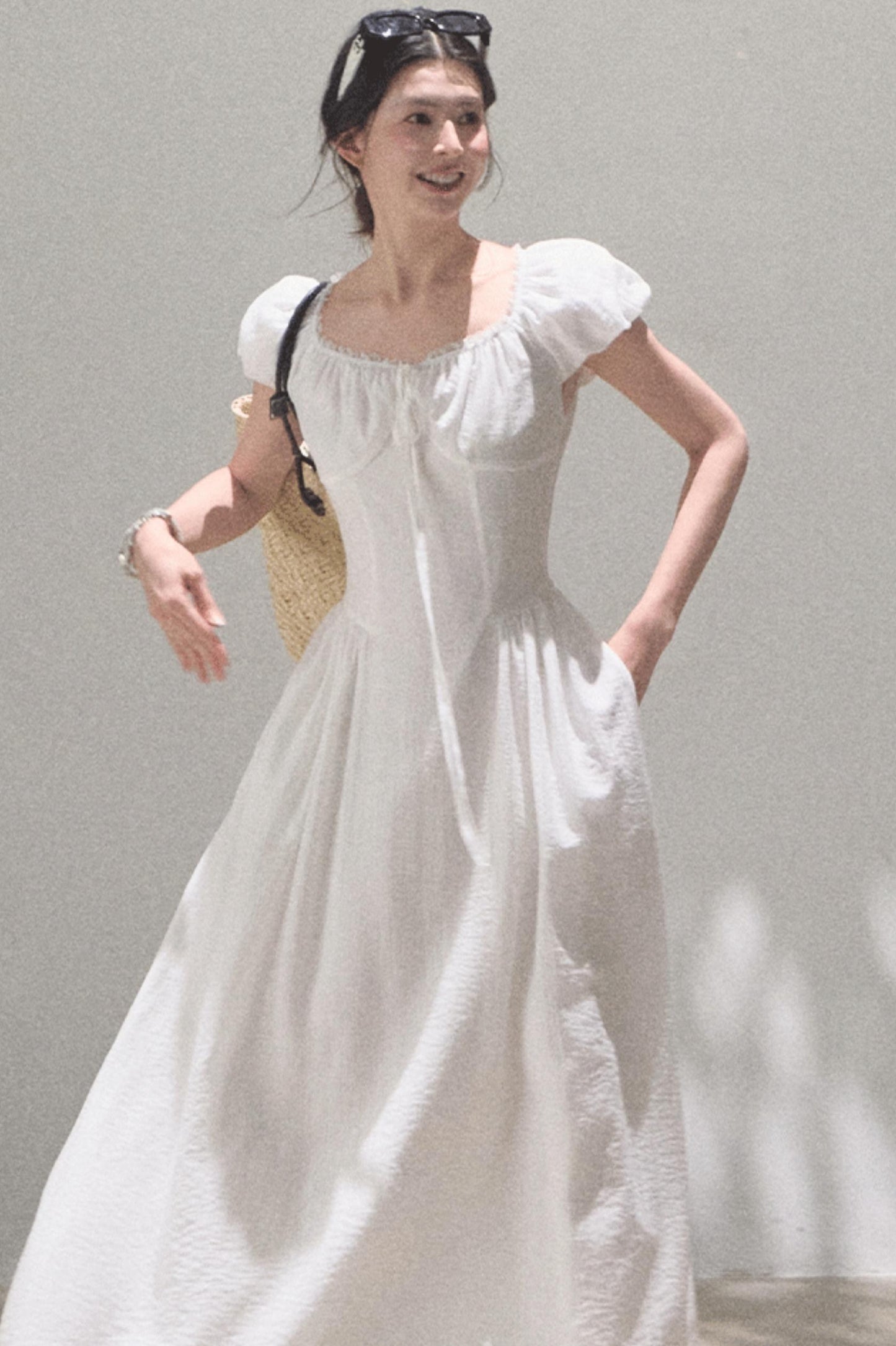 Radiant Cotton Dress